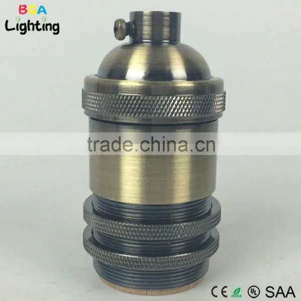 E27 Vintage Brass Pendant Lamp Socket For Pendant Lamp Cord Set photo-2