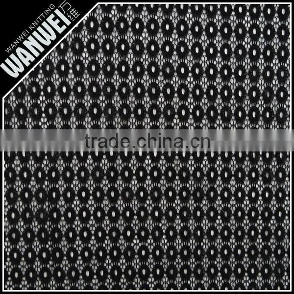 Small Dot Flower Yarn Crochet Resilient Casual Fabric Print Customed Color Nylon Spandex Lace Fabric for Designer Dress 5015