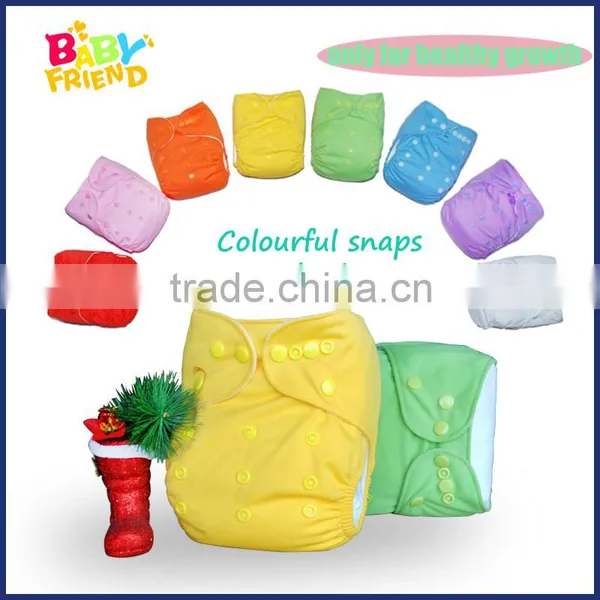 2015 New Design Bright Color Babyfriend Baby Cloth Diaper Cloth Nappy Quality Choice