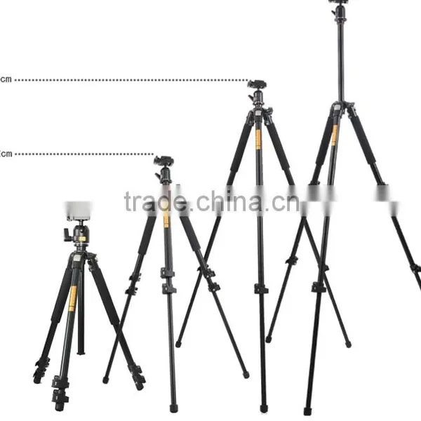 Q304 Camera Tripod w Fluid Damping Ballhead Professional Telescope Stable Aluminum 360 Video Camera Tripod Camera Accessories photo-4