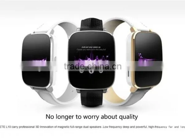 Hot Sale 2015 New Gift L10 Bluetooth Watch For Smart Phone Heartrate Smartwatch Wrist Watch photo-3