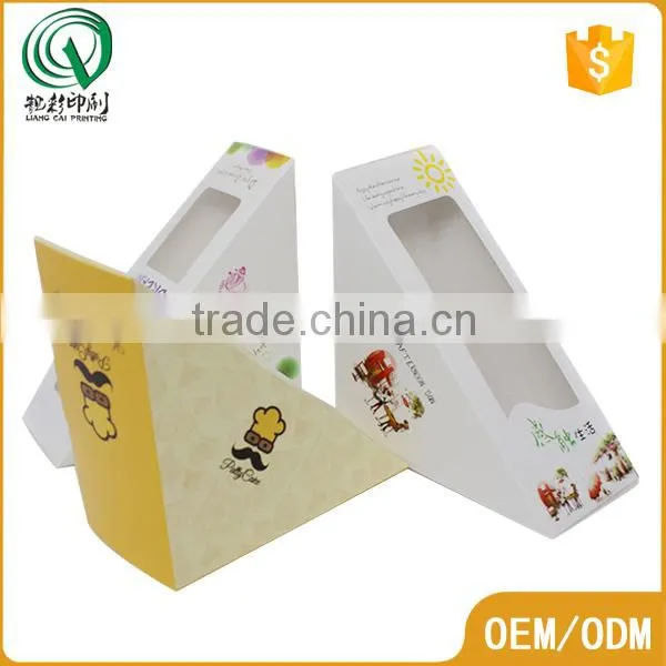 Triangle Shape Bespoke Small Food Carton Gift Box With Clear Window Quality Choice Supplier's Choice photo-3