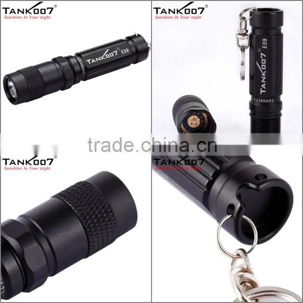 Waterproof Mini Led Flashlight TANK007 E09 Keychain Flashlight photo-4