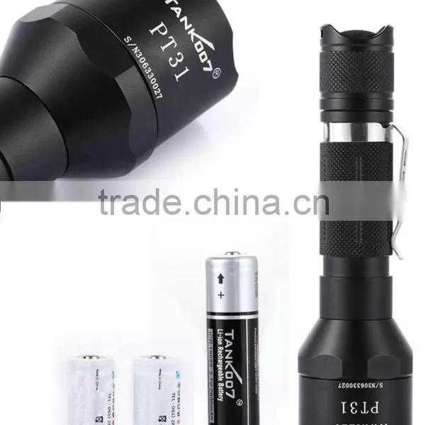 High Power 365nm 5W UV Torch Light for UV Curing, Gas Leak Detection, Blood Inspection (Tank007 PT31) photo-5