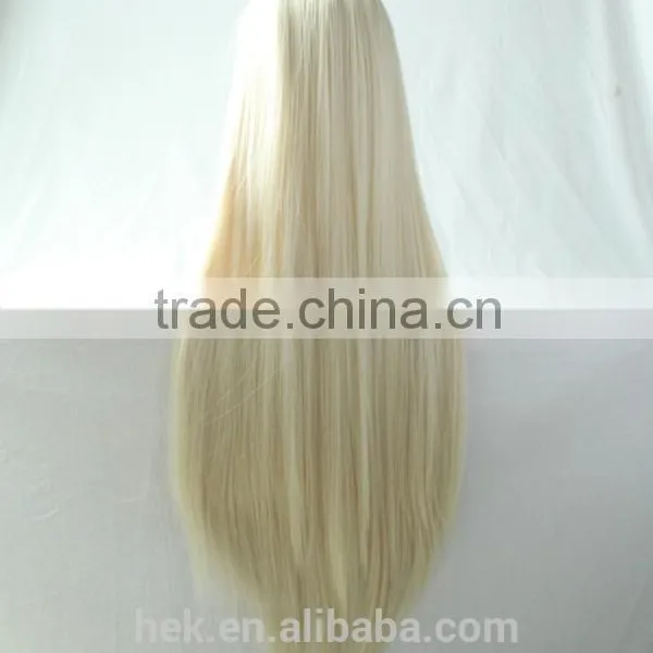 Wholesale Cosplay Wig Long Straight Human Wigs 80cm photo-6