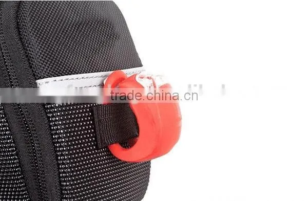 Black Bike Seat Pouch Bicycle Front Tube Bag Back Seat Storage Bag HYW048 photo-3