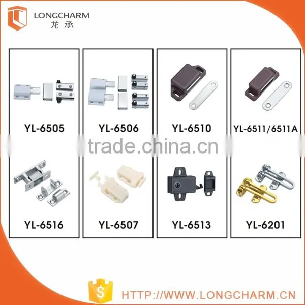 Black/ White Plastic Magnet Cabinet Door Catches/Door Closer for Door/ Cabinet From Furniture Factory photo-2