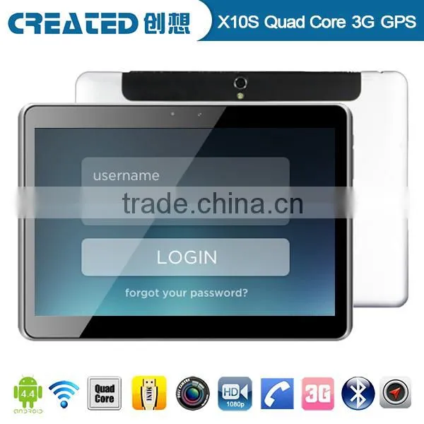 10.1inch MTK8382 3G Andriod 4.4 Sex Power Tablet/Quad Core/GPS/Bluetooth/IPS Screen/ATV/WIFI photo-2