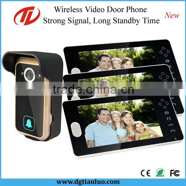 Home Security 2.4G Digital Wireless Video Doorphone