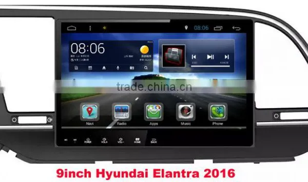 Quad Core Android CAR RADIO DVD for HYUNDAI ELANTRA 2016 With Wifi,bluetooth,16g Inand IGO MAP photo-2