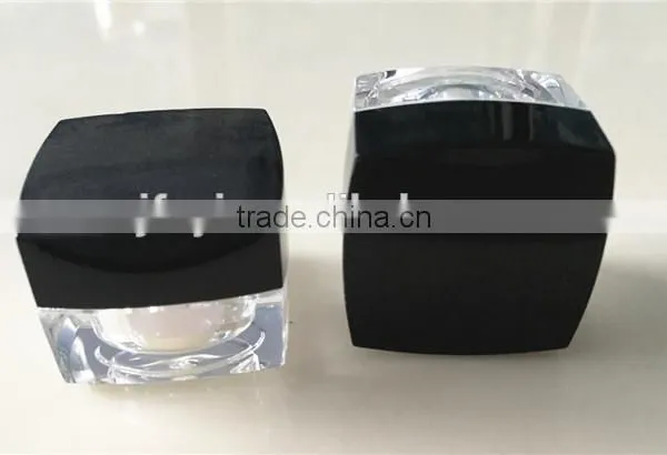Plastic Square Travel-size Packaging Jar Samples Eye Cream Container 5g 10g
