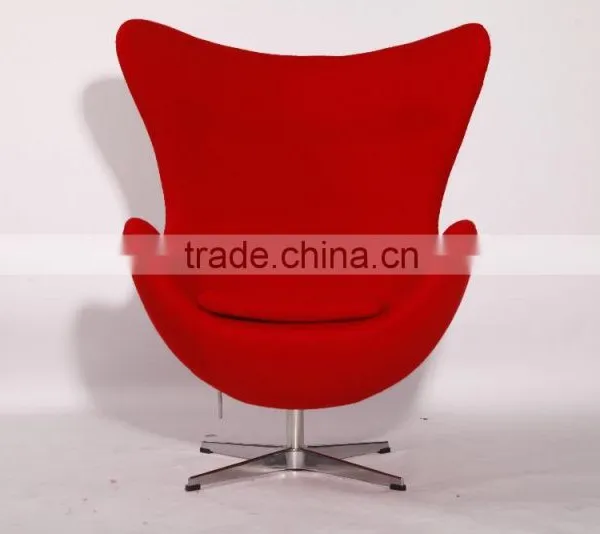 China Manufacturer High Quality Fabric Egg Chair and Ottoman photo-3