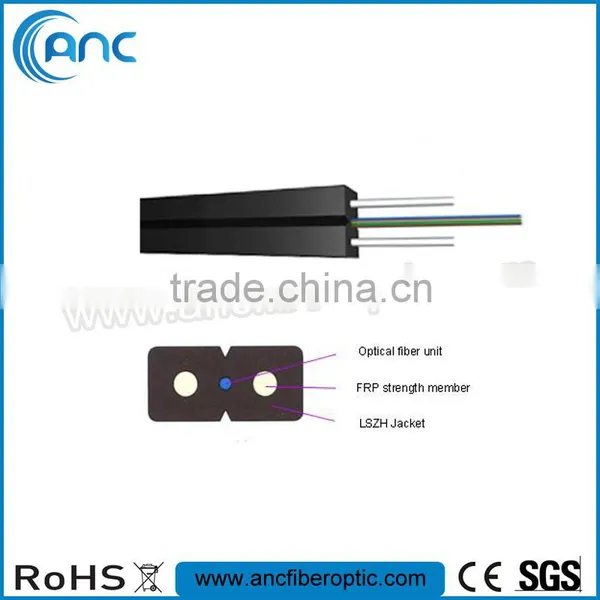 FTTH Indoor/Outdoor Drop Fiber Optic Cable