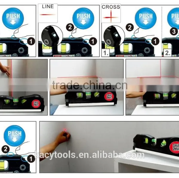 4 in 1 Multi-function Laser Level With Tape Measure photo-5