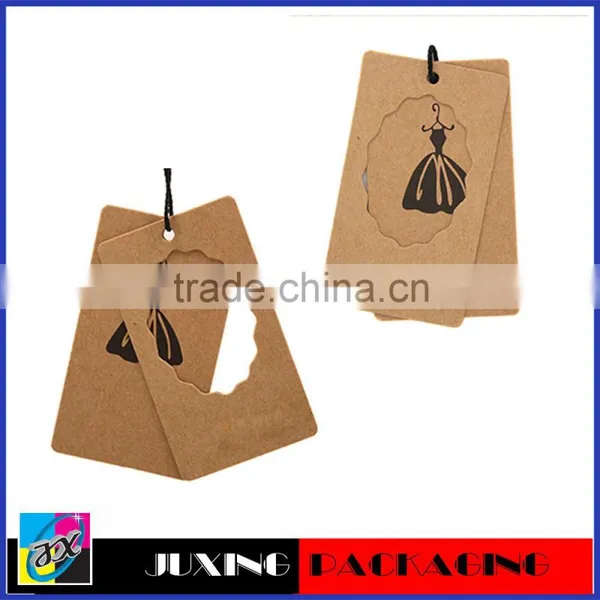 Cotton Thread Black Cardboard Tags