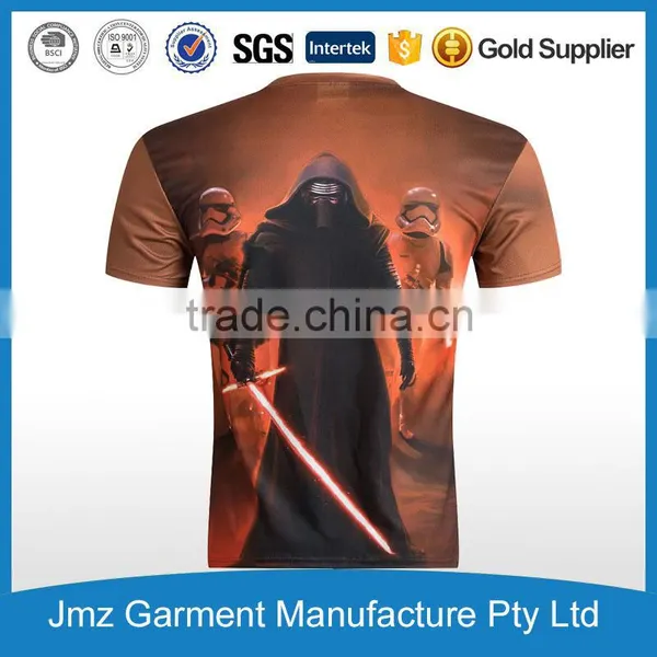 Customized Promotional Printed Tshirt Brand Logo Cheap t Shirt for Men photo-2