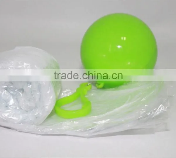 Ball Packed Rain Poncho With Logo Printing on Both Balls and Rain Poncho photo-6