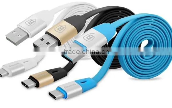 Baseus Original Auto-disconnect Type C Data Cable 2.1A USB Cable Intelligent Control Chip Charging LED Type C Phone Cable Line photo-6