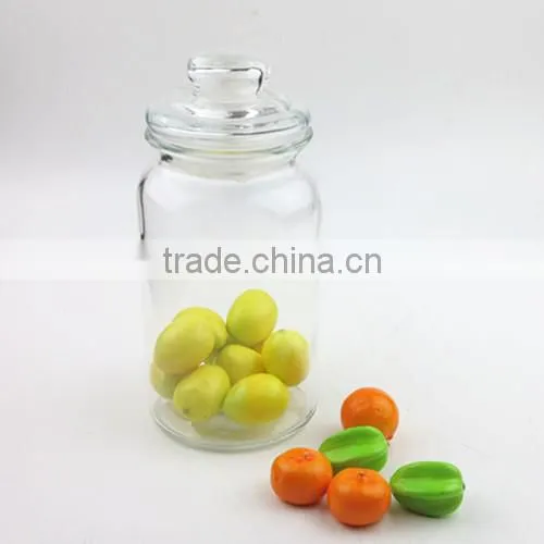 900ml Beautiful Glass Candy Jar With Lid photo-4