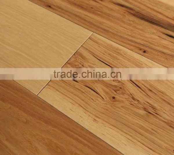Hickory Brushed Limed UV Oiled Oak Engineered Wood Flooring Antique Handscraped Elm Engineered Wood Flooring photo-4
