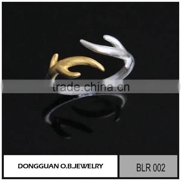 Newest Fashion Simple Gold Ring Designs/brass Jewelry Ring Supply photo-2