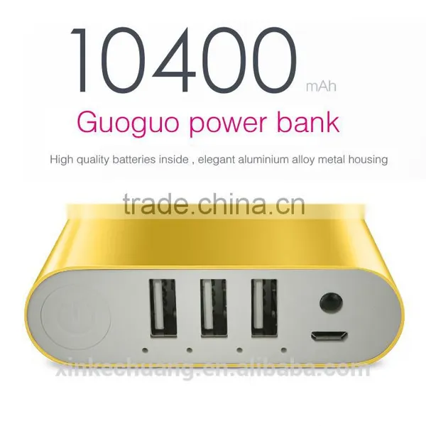 Guoguo 2016 New 3USB Portable 2.4A Outputs Quick Charge 8800mAh Travel Rohs Mobile Power Bank for Iphone,ipad,camera photo-4
