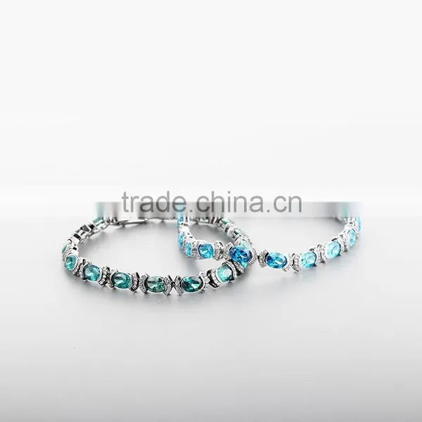 2016 Wholesale Latest Design 925 Silver Lovans Jewelry Stone Bracelet photo-4