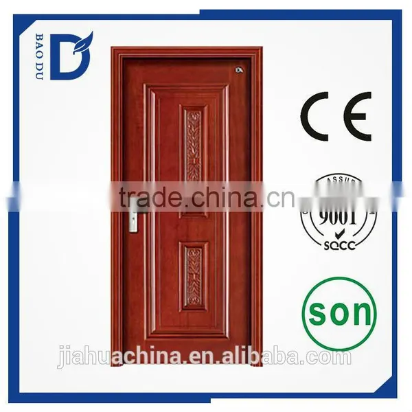 China Market Steel Wood Armored Security Door photo-5