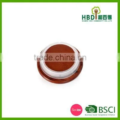 Wooden Lid for Glass Jar With Silicone Ring for Promotional photo-2
