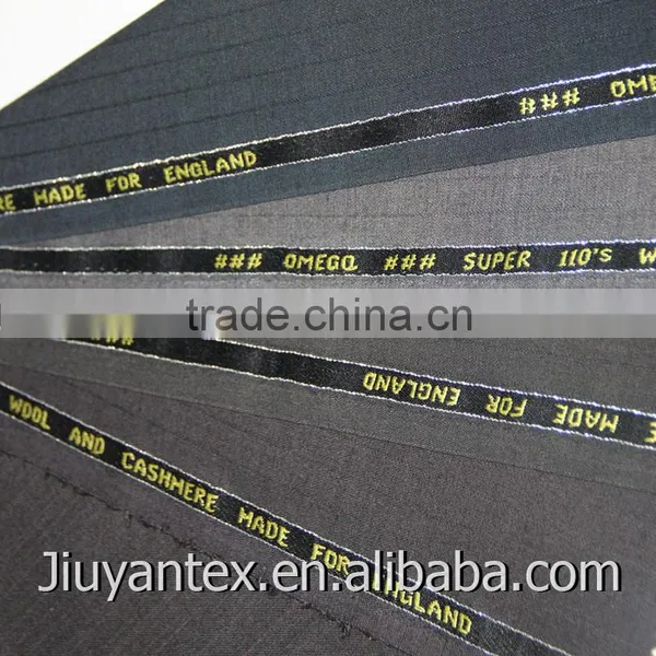 Super Wool Cashmere Trw Stripe Woven Shrink-Resistant England Style High Quality Men Suiting Fabric With Customized Selvedge photo-4