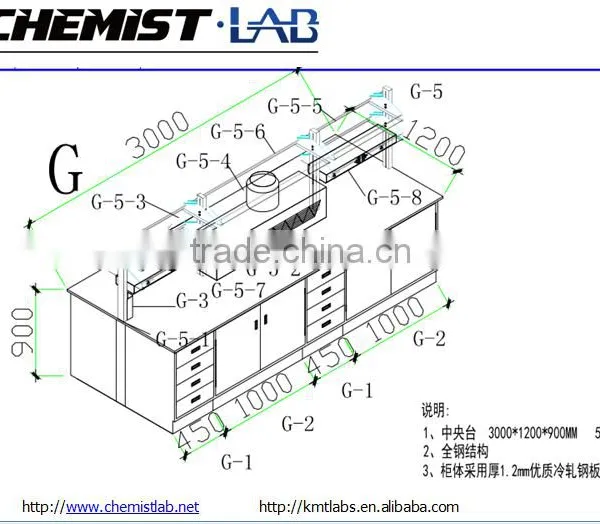 Heavy Duty Metal & Plywood Physics Lab Work Tables With Reagent Shelf & Under Shelf photo-6