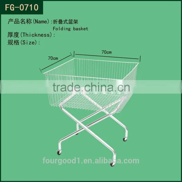 Supermarket Wire Mesh Display Basket