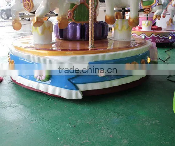 Newest Carousel Games for Kids Ride on Horse Amusement Park Rides Coin Pusher Arcade Game Machine for Sale photo-5