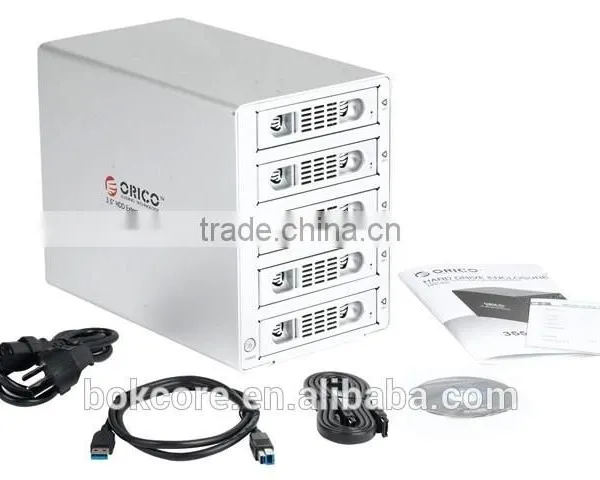 5 Bay 3.5'' HDD Enclosure, 5 Bay 3.5 External Usb 3.0 Hdd Enclosure High Quality External 3.0 3.5 External Enclosure photo-4