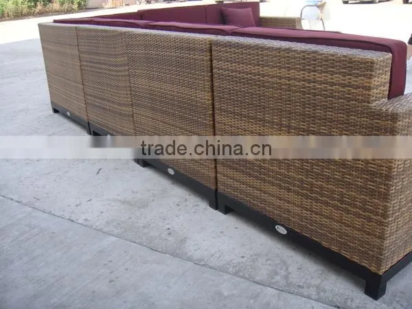 High Quality L Shaped Sofa Set Garden Rattan Furniture photo-3