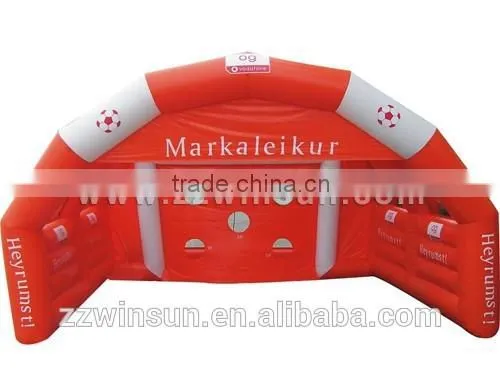 EN14960 Soccer Fever Inflatable Soccer Goal Kick Shooting photo-3