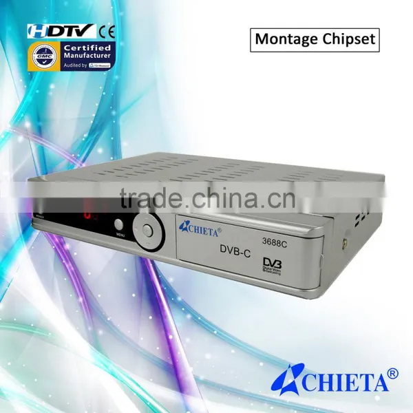 Montage Chipset Best Quality Cable TV Set Top Box DVB-C With OEM Brand Neutral Packing