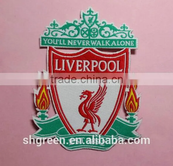 Custom Flag Design Woven Patch With Sewing Lines photo-3