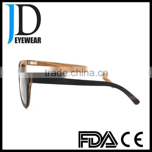 Custom Logo Square Laminated Wood Eyeglasses Polarized Wooden Sunglasses photo-3