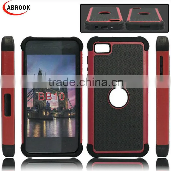 Robot Style Holster Soccer Texture Combo Cell Phone Case for Blackberry Z10