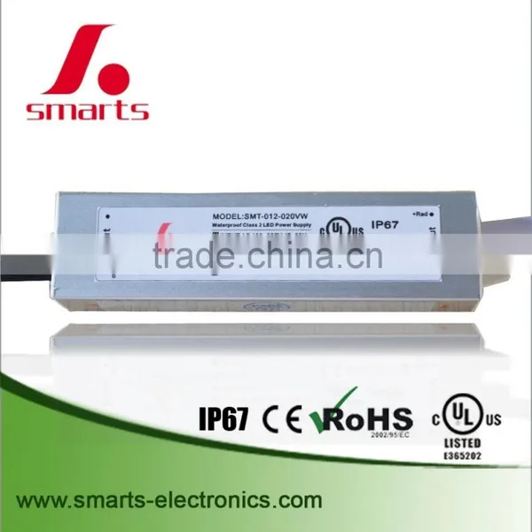 110v ac to 24v dc 24volt 24watt Waterproof Ip67 Led Driver photo-2