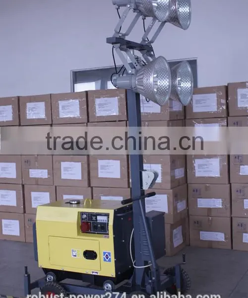 Maunal Mobile Light Tower China Factory photo-6
