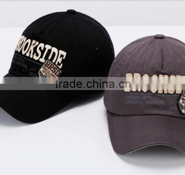 Custom Logo High Quality Flat Embroidery Washed Sports Caps photo-2