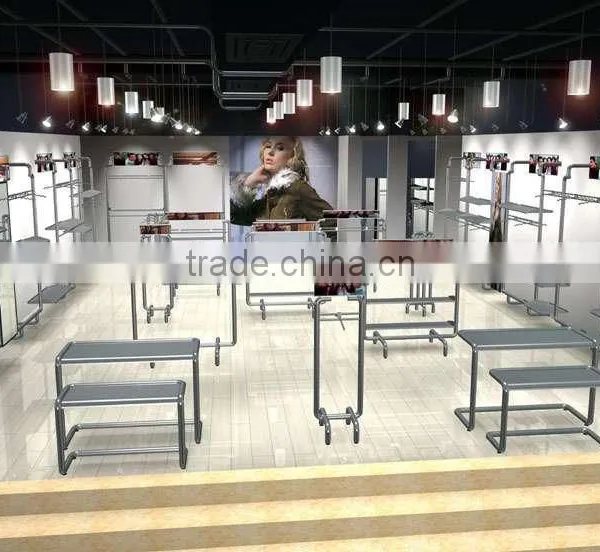 Powder Coated Metal Material Display Rack photo-2