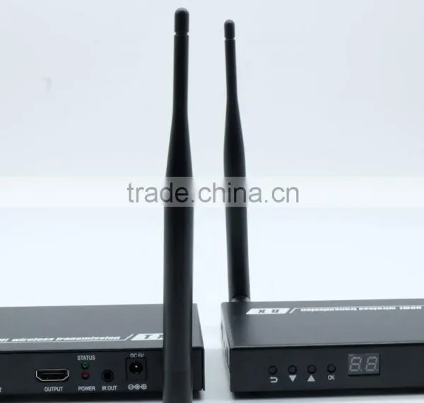 Pinwei PW-DT211W Popular Wireless HDMI Video 165ft (50m) 1080P 60HZ HDMI Over Wireless Extender Kit for PC HDTV DVD Player photo-2