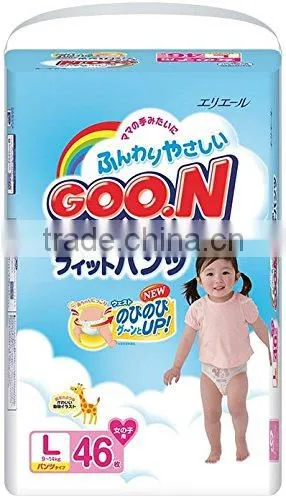GOO.N Soft Fit Pants L-size for Girl 46 Sheets
