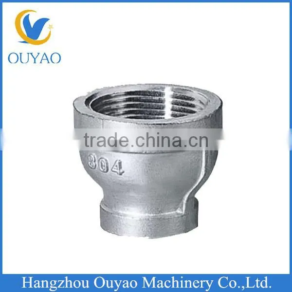 High Pressure Stainless Steel Reducing Coupling Npt Female Threaded Reducer Coupling