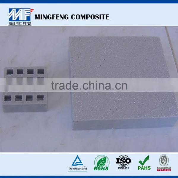 Non - Conductive Customized Size Platform Blue Molded Frp Geogrid Grating photo-4