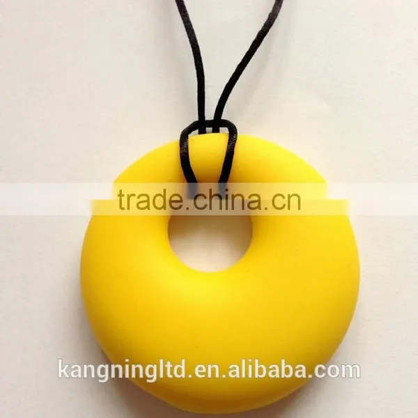 Silicone Baby Teething Necklace&Silicone Autism Chewing Sensory Pendant&Silicone Baby Chewing Necklaces photo-2
