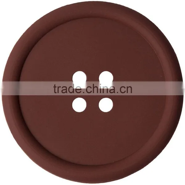 Fastener Shaped Mug Pad Coster, Tea Cup Coaster, Fancy Cup Mat photo-2